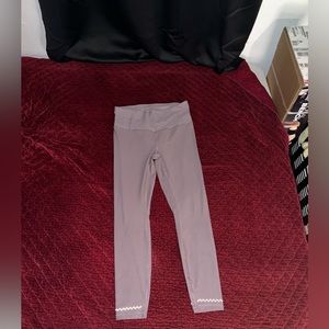 Size 12 Lululemon purple ash reflective leggings